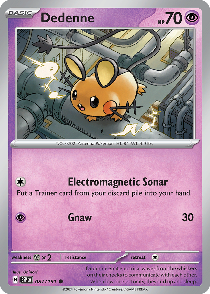 Surging Sparks Dedenne #87/191